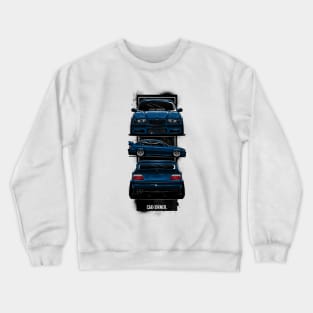 EDM - E36 M Full White BG - CarCorner Crewneck Sweatshirt